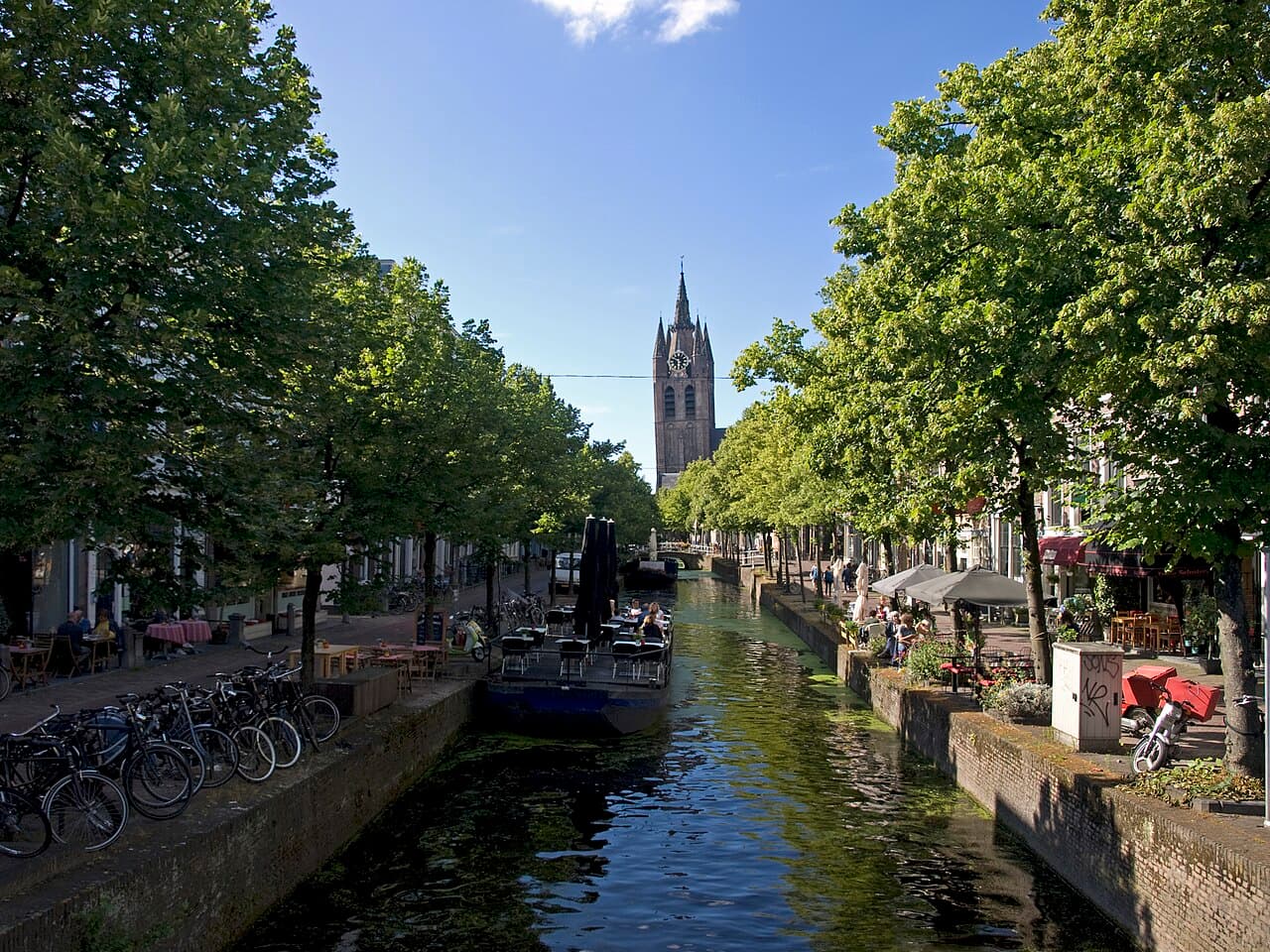 De Oude Delft in het centrum van Delft
